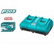 Incarcator rapid pentru acumulatori TOTAL 20V 220-240V - 50/60Hz