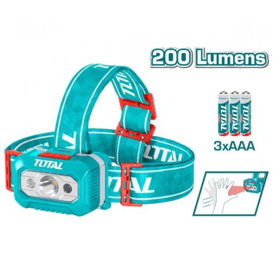 Lanterna de cap TOTAL - 200 lumeni (INDUSTRIAL)