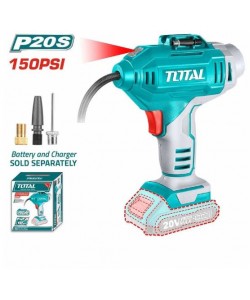 Compresor de aer TOTAL- 150PSI/10.34BAR - LI-ION - 20V (NU INCLUDE ACUMULATOR SI INCARCATOR)