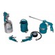Kit 5 piese TOTAL pentru: suflat, umflat, spalat, vopsit si furtun 5m pentru compresor