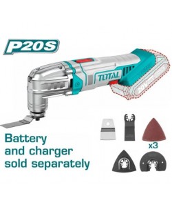 Unealta multifunctionala TOTAL, LI-ION - 20V (NU include incarcator si acumulator)