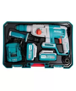 Ciocan rotopercutor pe acumulatori TOTAL, 2j, LI-ION, 20V, motor fara perii (INDUSTRIAL) Ciocan rotopercutor pe acumulatori TOTAL, 2j, LI-ION, 20V, motor fara perii (INDUSTRIAL)