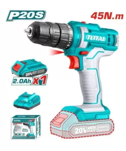 Masina de gaurit TOTAL cu acumulator 20V-2.0AH LI-ION (1 acumulator, 1 incarcator inclus) Masina de gaurit TOTAL cu acumulator 20V-2.0AH LI-ION (1 acumulator, 1 incarcator inclus)