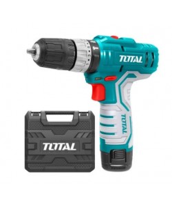 Masina de gaurit cu percutie TOTAL - 2 acumulatori, 1.5Ah Li-Ion