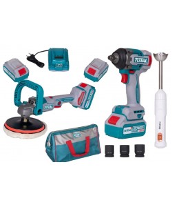 Kit combo TOTAL 20V ( MASINA DE INSURUBAT ,MASINA DE POLISAT, BLENDER)