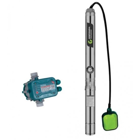 Pompa submersibila apa curata Gospodarul Profesionist cu snec si flotor - 4QGD-1500-F + Presostat