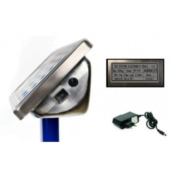 Cantar comercial electronic BLADE - 350 kg, cu acumulator si brat rabatabil