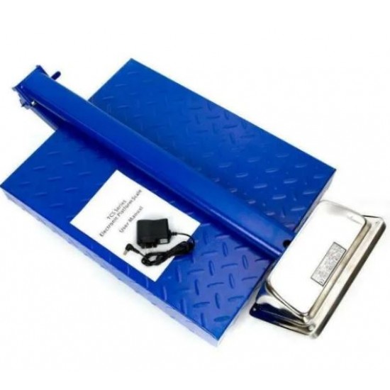 Cantar comercial electronic BLADE - 350 kg, cu acumulator si brat rabatabil