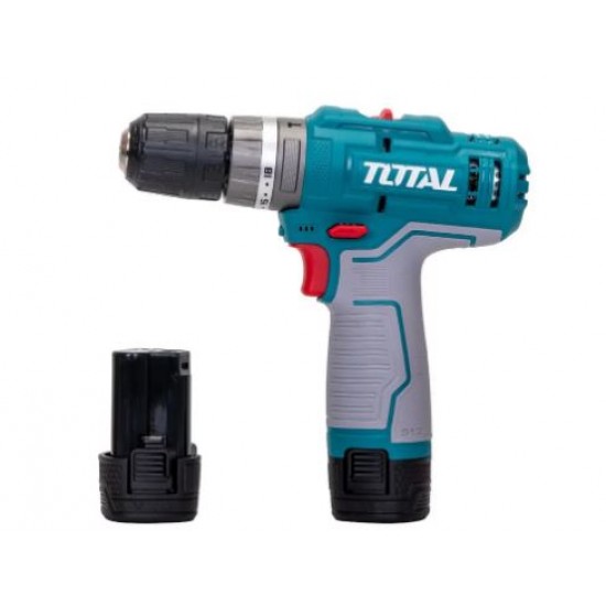 Masina de gaurit TOTAL cu percutie 12V-1.5Ah (NU INCLUDE INCARCATOR)