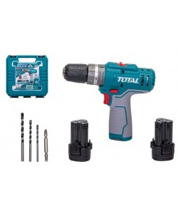 Masina de gaurit TOTAL cu percutie 12V-1.5Ah (NU INCLUDE INCARCATOR)