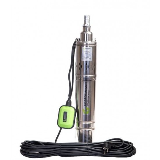 Pompa submersibila apa curata Gospodarul Profesionist, 1100W, cu snec si flotor 4QGD-1100-F