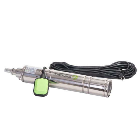 Pompa submersibila apa curata Gospodarul Profesionist, 1100W, cu snec si flotor 4QGD-1100-F
