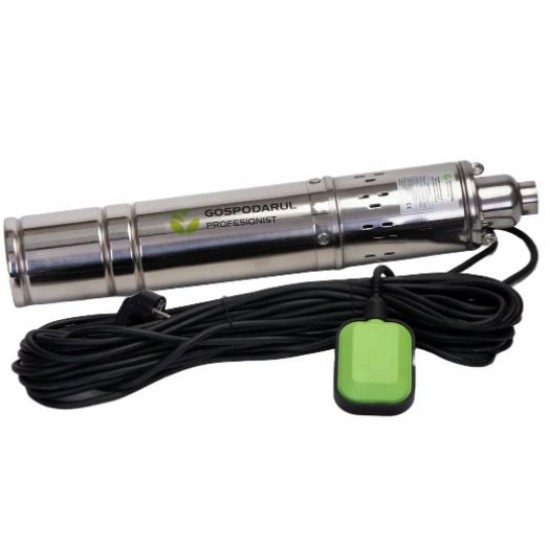 Pompa submersibila apa curata Gospodarul Profesionist, 1100W, cu snec si flotor 4QGD-1100-F