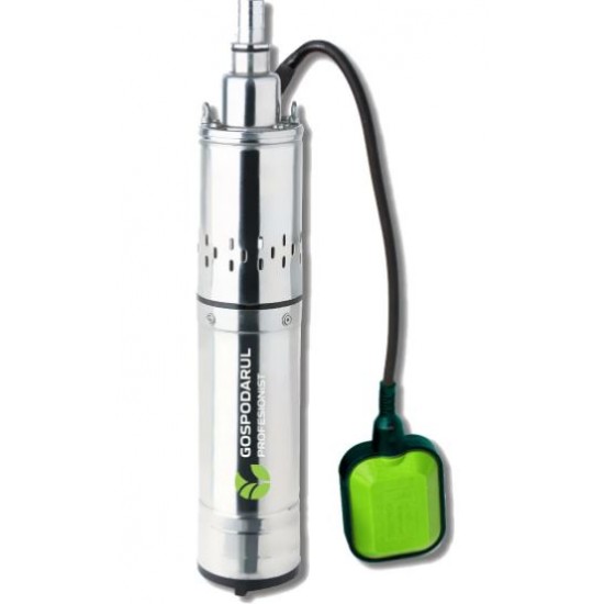 Pompa submersibila apa curata Gospodarul Profesionist, 1100W, cu snec si flotor 4QGD-1100-F