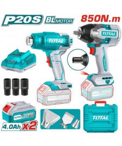 Kit combo TOTAL 20V (MASINA DE INSURUBAT, FEON INDUSTRIAL)