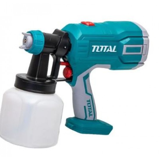 Pistol de vopsit TOTAL - 800ML - LI-ION - 20V (NU INCLUDE ACUMULATOR SI INCARCATOR)