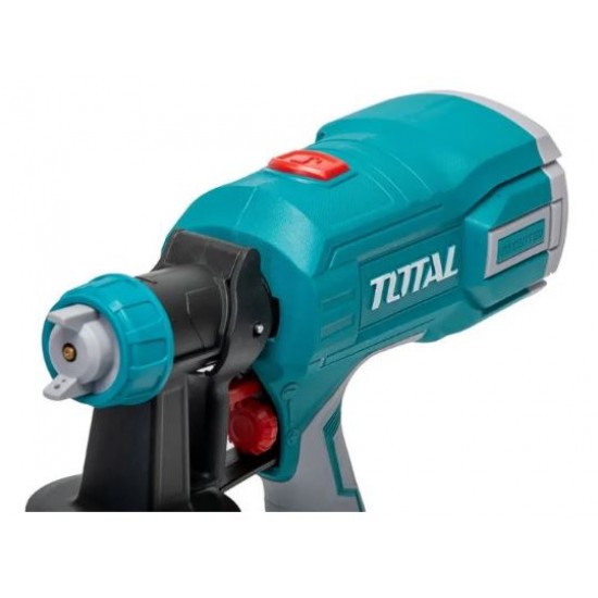 Pistol de vopsit TOTAL - 800ML - LI-ION - 20V (NU INCLUDE ACUMULATOR SI INCARCATOR)