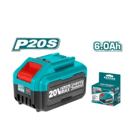 Acumulator TOTAL, 20V-6.0Ah (INDUSTRIAL)