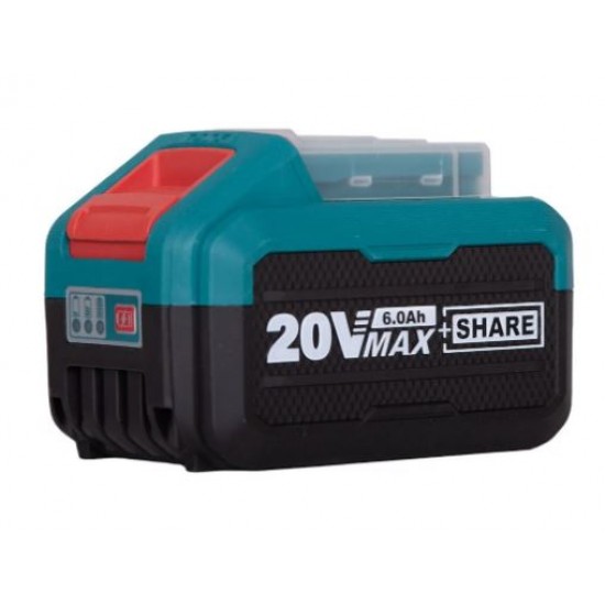 Acumulator TOTAL, 20V-6.0Ah (INDUSTRIAL)