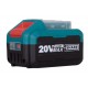 Acumulator TOTAL, 20V-6.0Ah (INDUSTRIAL)