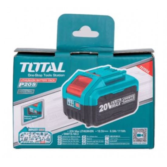 Acumulator TOTAL, 20V-6.0Ah (INDUSTRIAL)