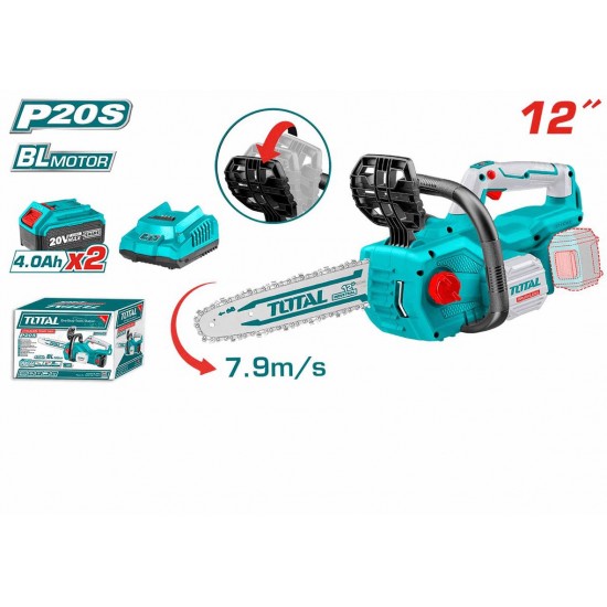 Drujba pe acumulatori TOTAL, 20V, LI-ION (INCLUDE ACUMULATOR SI INCARCATOR)