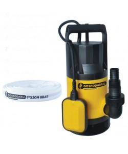 Pompa submersibila apa murdara Gospodarul Profesionist - QDP-400-F 400W, 8000 l/h + furtun 20m