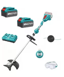 Motocoasa LI-ION si trimmer TOTAl - 40V (INCLUDE 2 BATERII, 1 INCARCATOR) Motocoasa LI-ION si trimmer TOTAl - 40V (INCLUDE 2 BATERII, 1 INCARCATOR)