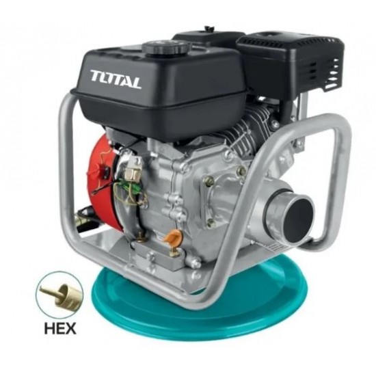 Vibrator de beton pe benzina TOTAL, 4800W, prindere HEX