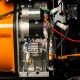 Mini tractor Detoolz, 17cp, 530cc, motor pe motorina 4T, 4X4, 4 viteze, pornire electrica, 2 cutii de viteze