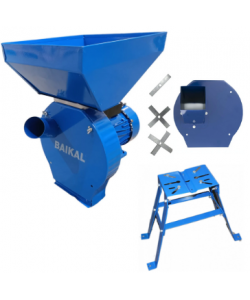 Moara cereale si stiuleti, Baikal, 3.9KW, 240Kg/Ora, + Adaptor lucerna + Suport