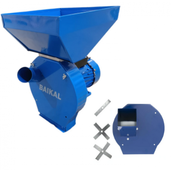 Moara cereale si stiuleti, Baikal, 3.9KW, 240Kg/Ora, + Adaptor lucerna