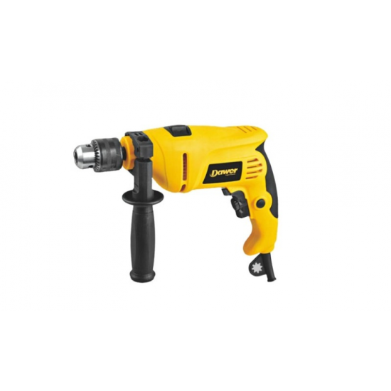 Masina de gaurit si insurubat Dawer DW209T, 800 W, 3200 rpm, Galben/Negru