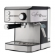 Espressor cafea HAUSBERG HB3725, cafea macinata, 15 bar, 850-1000 W, gri cu negru
