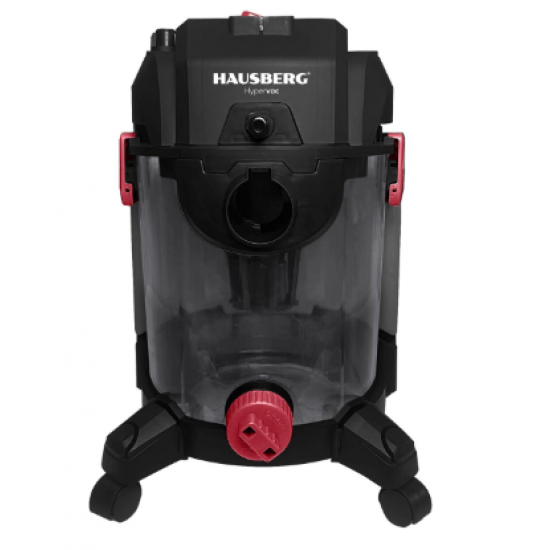 Aspirator cu spalare HAUSBERG HB-2890NG, 2200 W, Multifunctional, Multisuprafete, capacitate 20l, rezervor de detergent 5l, Utilizare umeda si uscata, Negru