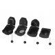 Espressor 4 in 1 Multi-Capsule HAUSBERG HB-3735AB, 1400 W, 20 bari, functie eco, capacitate rezervor 850 ml, Alb-Negru