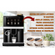 Espressor automat profesional HAUSBERG HB-3770, sistem de lapte LatteGo, 19 bauturi, 15 bar, display digital TFT, filtru AquaClean, rasnita ceramica, optiune cafea macinata, functie MEMO 10 profiluri, Negru