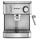 Espressor cafea HAUSBERG HB3725, cafea macinata, 15 bar, 850-1000 W, gri cu negru