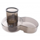 Produs resigilat Storcator de fructe si legume Hausberg HB-7645, 600 W, 2 viteze + Turbo, recipient pulpa 1 l, recipient suc 550 ml, accesoriu impingere, negru + argintiu