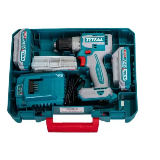 MASINA DE GAURIT CU ACUMULATOR, TOTAL 20V-2.0AH LI-ION (2 ACUMULATORI, 1 INCARCATOR)