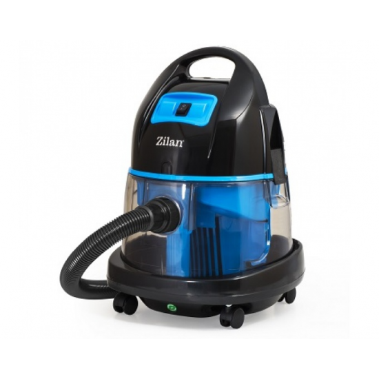 Aspirator ZILAN Albastru cu filtrare prin apa si uscata, 2000 W