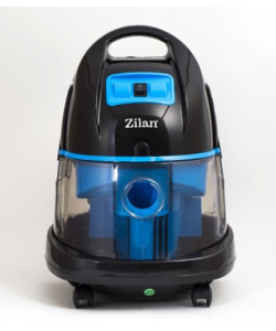 Aspirator ZILAN Albastru cu filtrare prin apa si uscata, 2000 W 