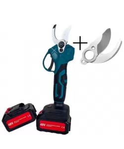 Set Foarfeca de vie si crengi, Campion cu 2 acumulatori, 48V , 8Ah + Lama de rezerva  Set Foarfeca de vie si crengi, Campion cu 2 acumulatori, 48V , 8Ah + Lama de rezerva