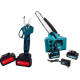 Pachet Gradinarit Mini Drujba Top Helper cu sistem de ungere, 2 acumulatori 36V, 8Ah, Lama 8 Inch ( 20 cm), 2 Lanturi + Foarfeca Campion cu 2 acumulatori, vita de vie si crengi , 48V , 8Ah