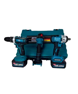 Set 3 piese Geman Meister, Masina impact, Polizor si Bormasina, cu 2 acumulatori 128V 8Ah Set 3 piese Geman Meister, Masina impact, Polizor si Bormasina, cu 2 acumulatori 128V 8Ah