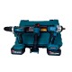 Set 3 piese Geman Meister, Masina impact, Polizor si Bormasina, cu 2 acumulatori 128V 8Ah