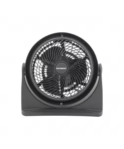 Ventilator de birou HAUSBERG HB-5910NG, 30 W, 3 viteze, diametru 23 cm, cap cu unghi de inclinare la 90 grade, negru