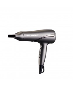 Uscator de par HAUSBERG HB-24GR, 1800 W - 2200 W, 2 viteze, 3 setari temperatura, functie uscare rapida, gri
