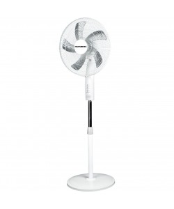 Ventilator cu picior Hausberg HB-5850AB, 60 W, 3 viteze, diametru 42 cm, functie de oscilatie 90 grade dreapta