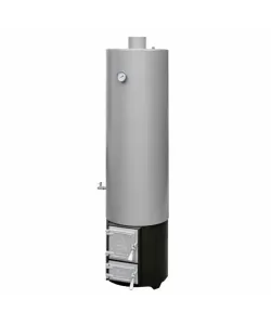Ansamblu boiler din oțel 120L cu focar ușă fontă  Ansamblu boiler din oțel 120L cu focar ușă fontă